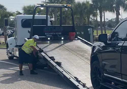 A professional from Atlas Towing providing Towing Service in Zephyrhills FL